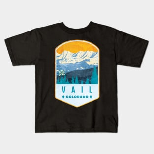 Ski Vail Colorado Kids T-Shirt